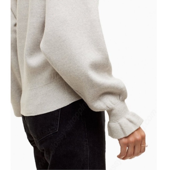 Aritzia Wilfred Dourdan Sweater Heather Birch - Picture 3 of 9